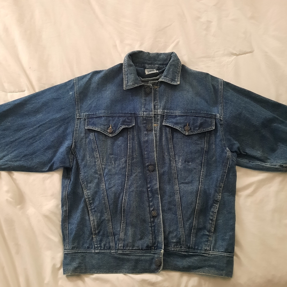 VINTAGE DEMIN JACKET SIZE SMALL GREAT PLAINS CLOTHING COMPANY